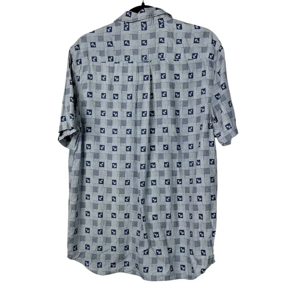 Nat Nast Short Sleeve Button‎ Front Shirt Mens